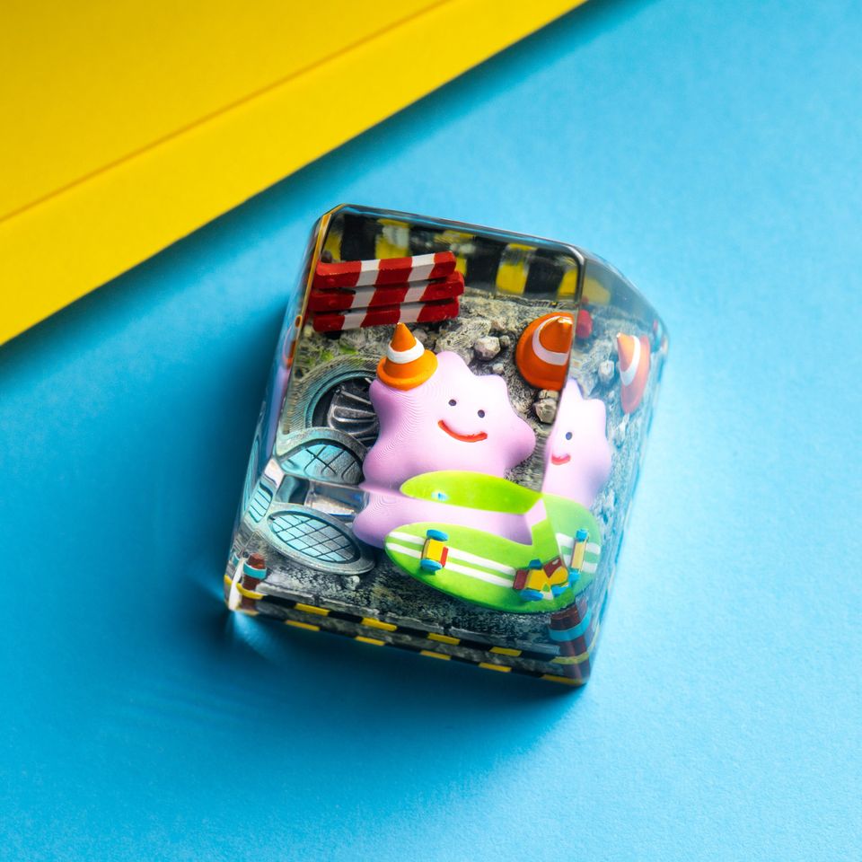 CUTE PKM Artisan Keycap, Spacebar Keycap, Keycap Set, Cute Keycap