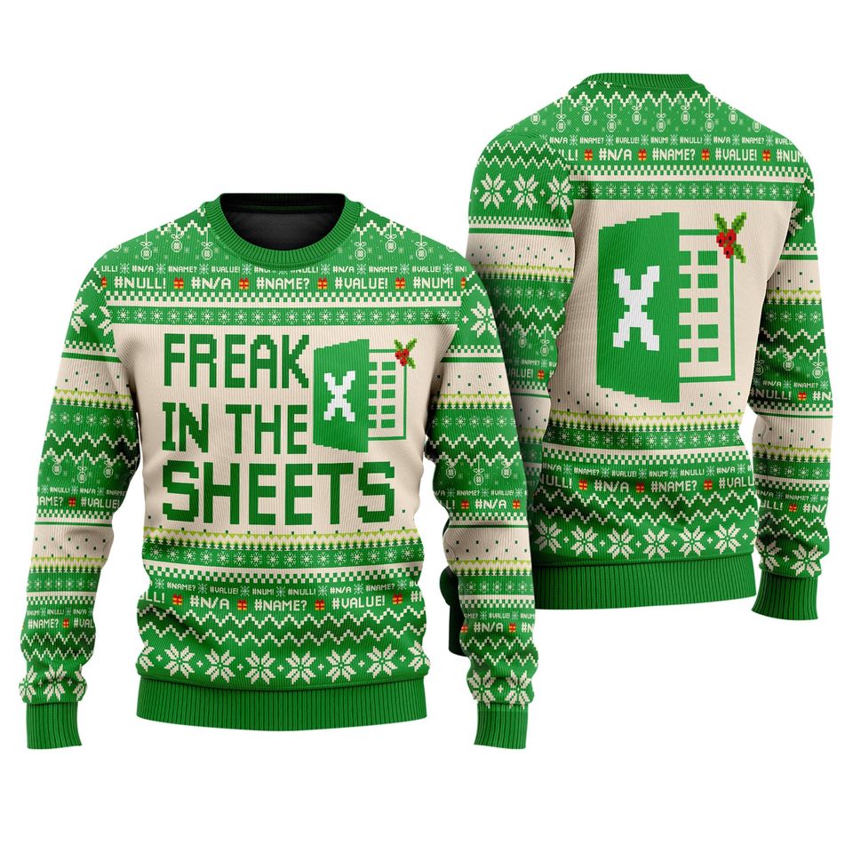Excel Group Matching Sweatshirt, Excel This Calls for A Spreadsheet Ugly Christmas