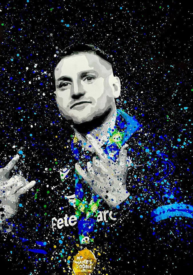 Finn Russell Poster - Hand Painted Art Prints - Poster - Gift