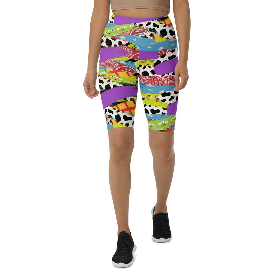 Toys Brushstrokes Biker Shorts