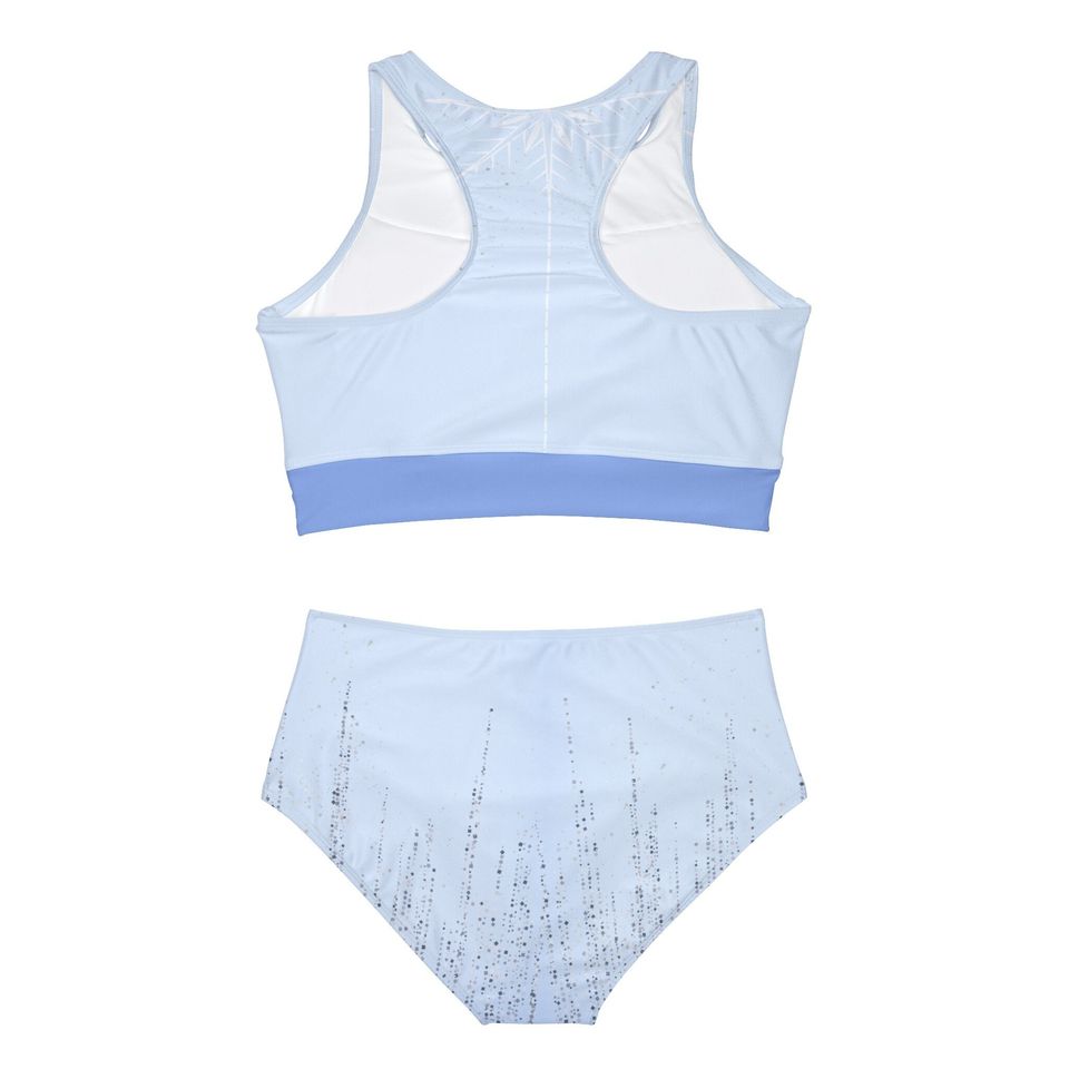 The Ice Princess Swimsuit, Sleeveless Swimwear, Kids Two Piece Swimsuits
