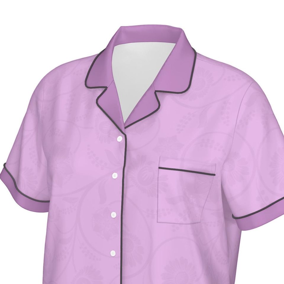 The Rapunzel Women's Pajama Set With Short Sleeve