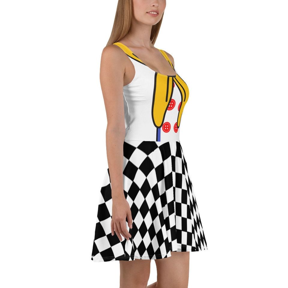 Chef Mick Skater Dress – Fun Cartoon Style Casual Outfit for Women