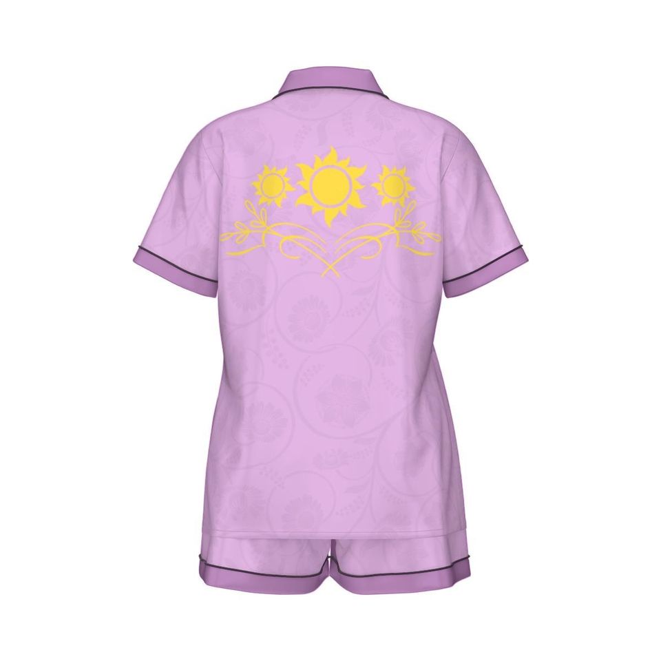 The Rapunzel Women's Pajama Set With Short Sleeve