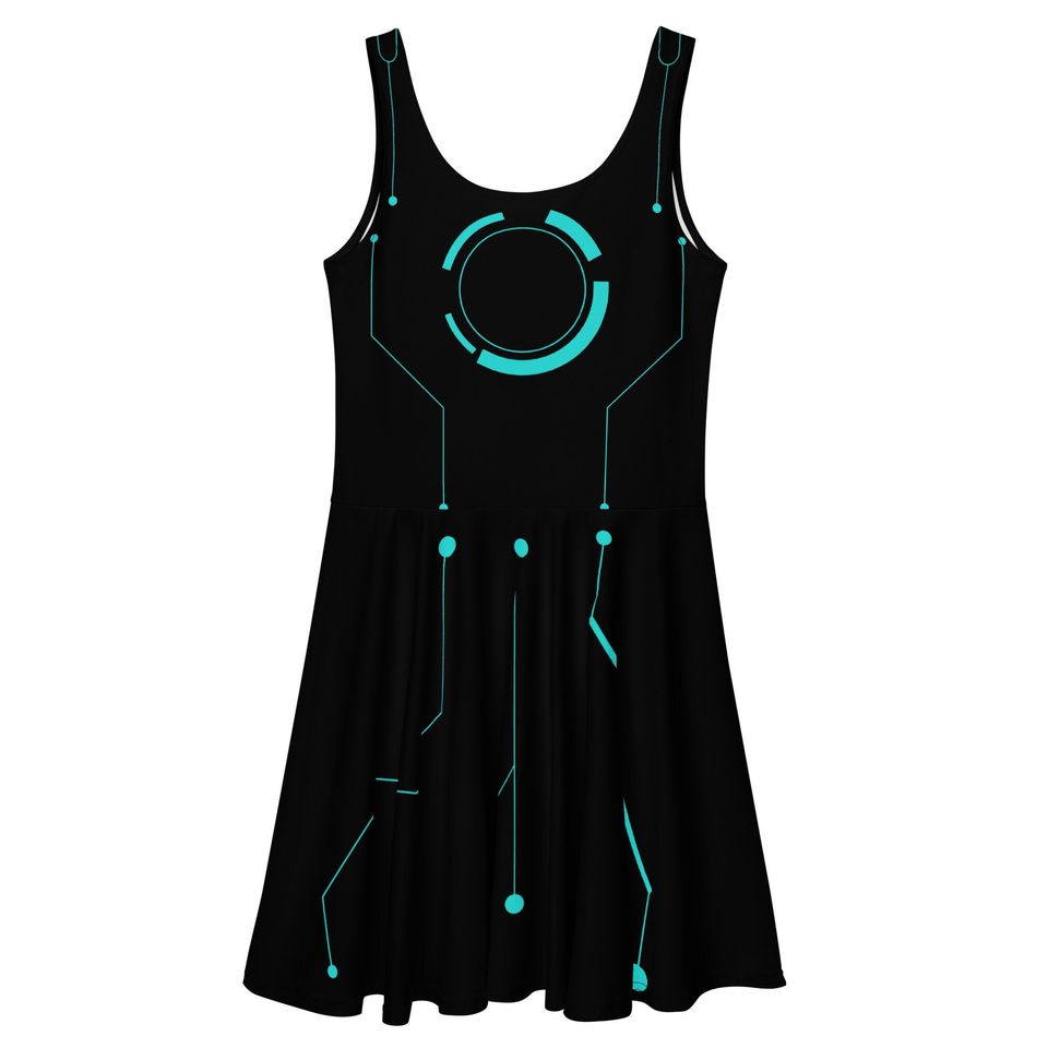 The User Skater Dress – Fun Cartoon Style Casual Outfit for Women