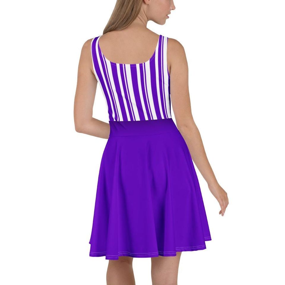 Purple Dapper Day Main Street Magic Inspired Skater Dress