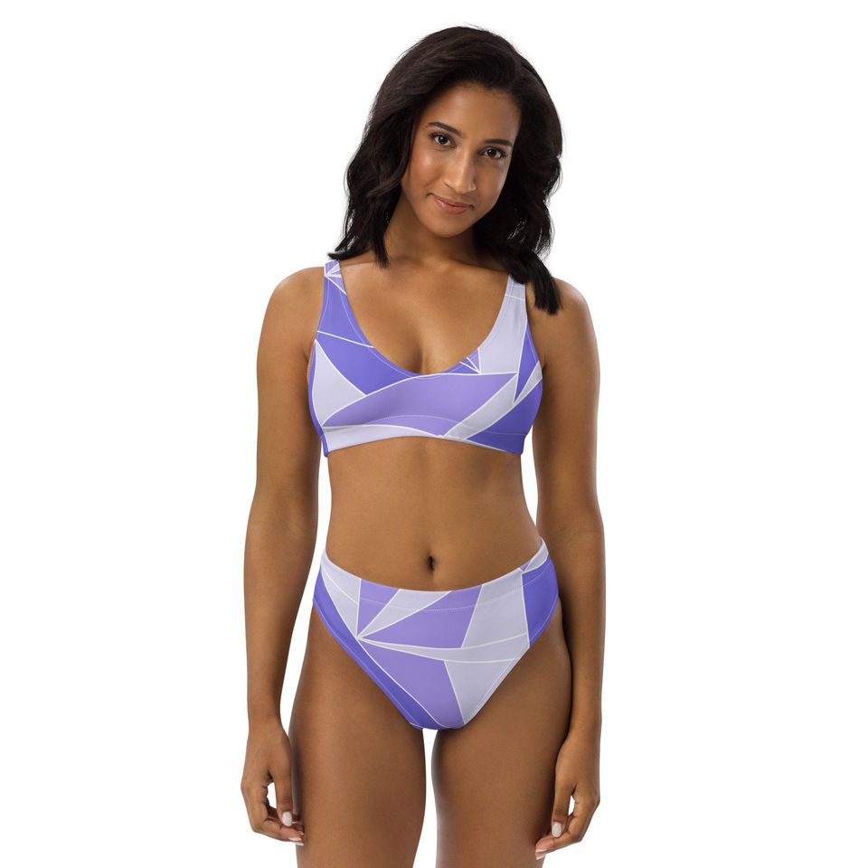 Purple Wall Two Piece Swimsuit