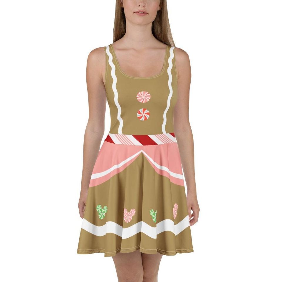 Gingerbread Lady Christmas Party Dress