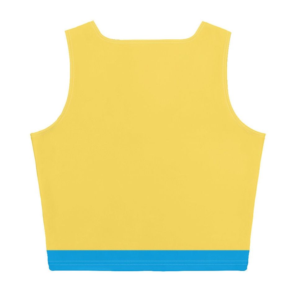 Cartoon Ball 3D Crop Tank Top for Womens