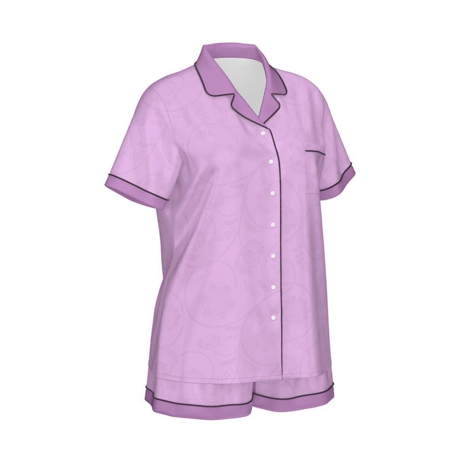 The Rapunzel Women's Pajama Set With Short Sleeve