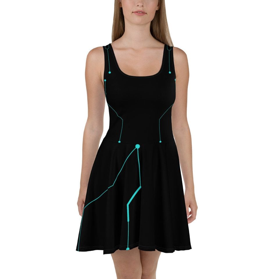 The User Skater Dress – Fun Cartoon Style Casual Outfit for Women