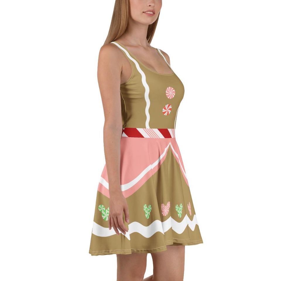Gingerbread Lady Christmas Party Dress