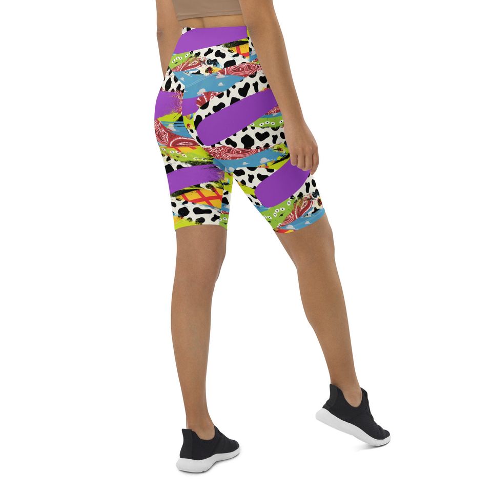 Toys Brushstrokes Biker Shorts