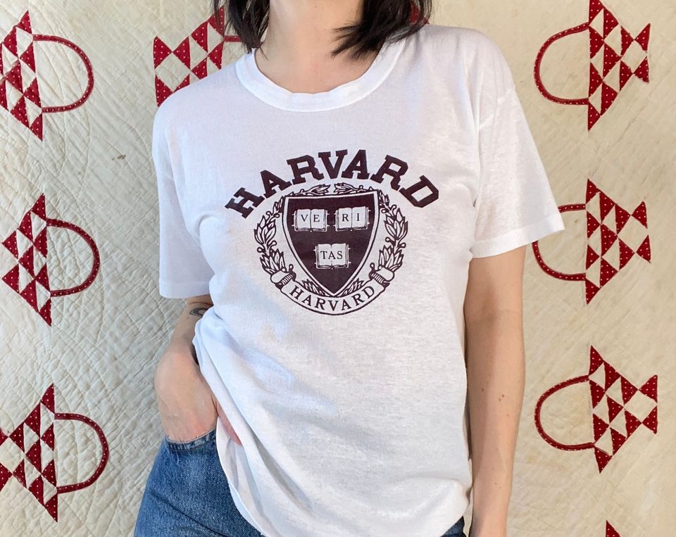 Vintage 1980s Harvard Tee