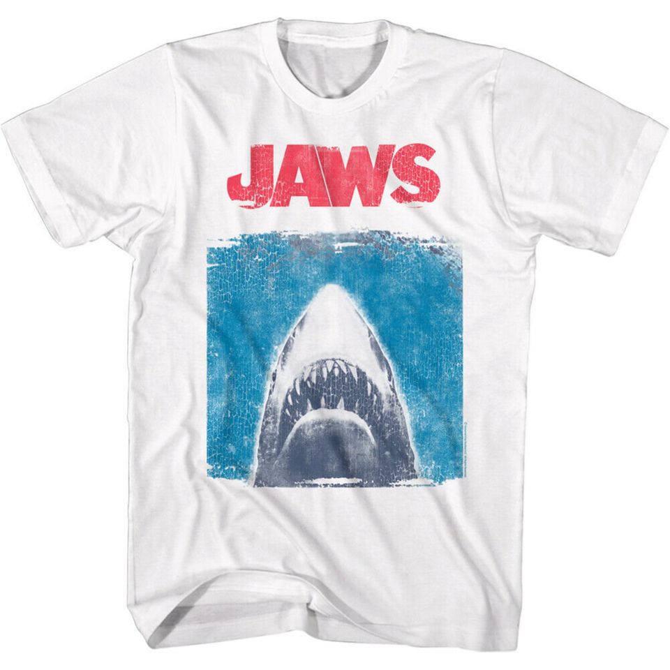 Jaws Distressed Movie Poster T Shirt
