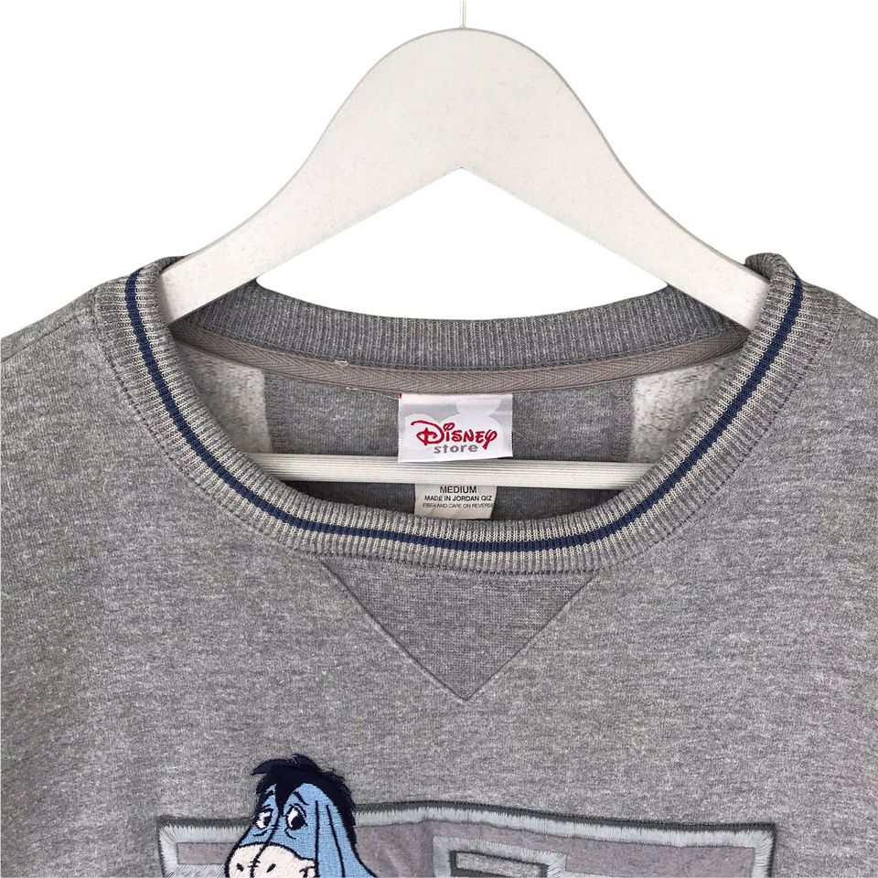 Vintage Eeyore Grey Sweatshirt Size Medium Eeyore