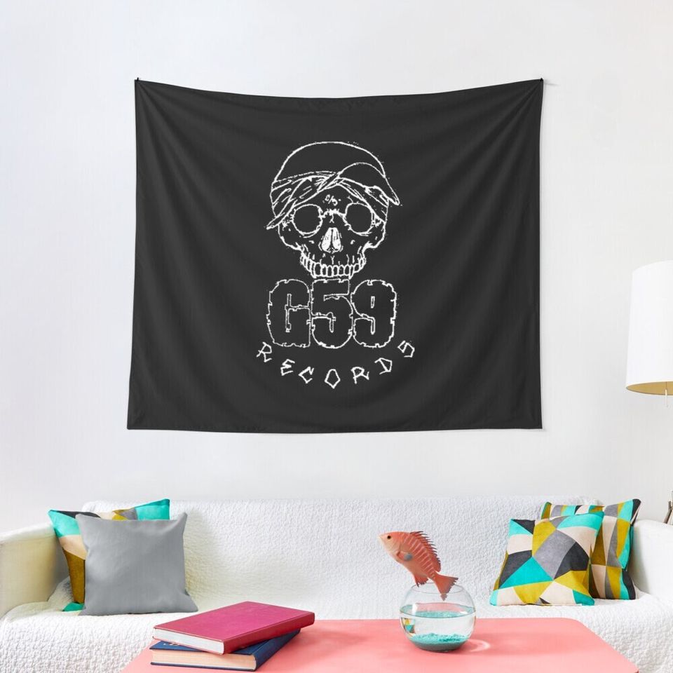 Grey59Tapestries, Suicideboys Wall Tapestry, Grey59 Rap Wall Hanging