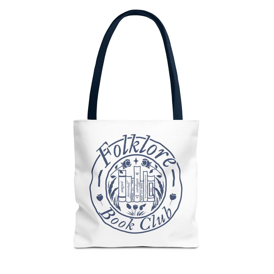 Folklore Book Club Tote Bag | Taylorr Inspired Tote Bag | Folklore Inspired Tote Bag