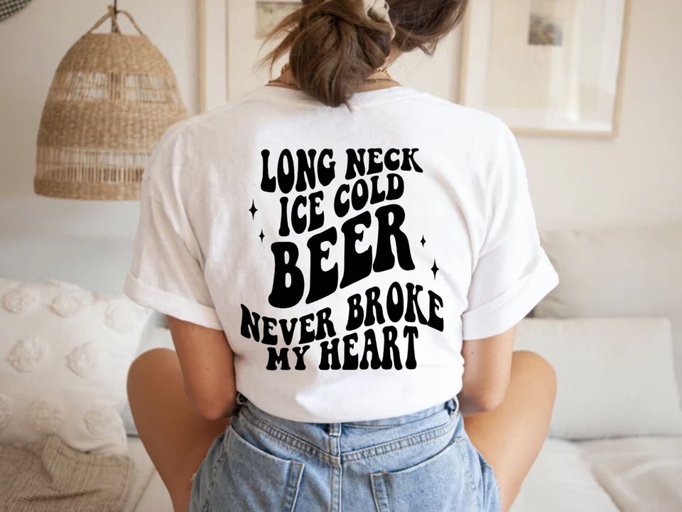 Lukee Comb Beer Never Broke My Heart Shirt, Country Concert