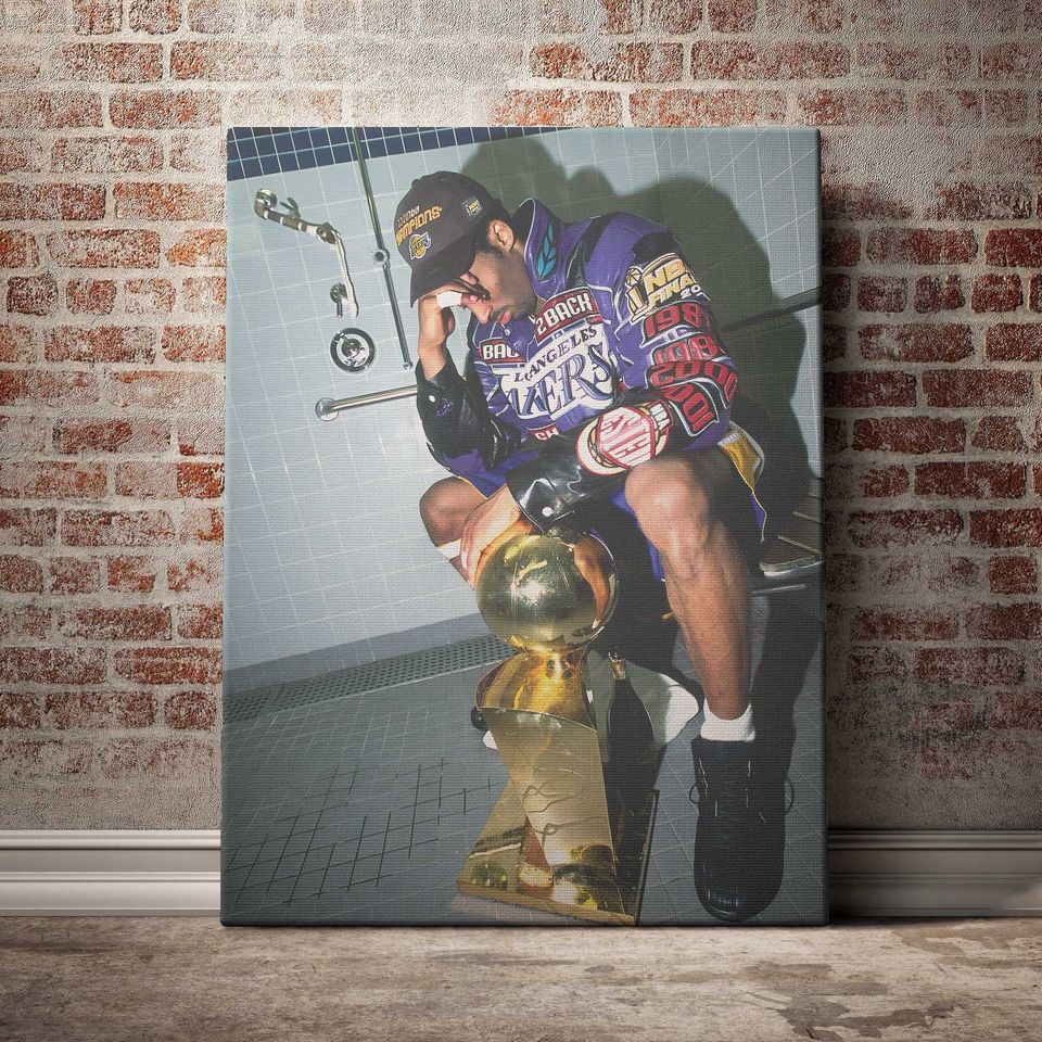 Kobe Bryant Poster  - Lakers Championship - Kobe Wall Art