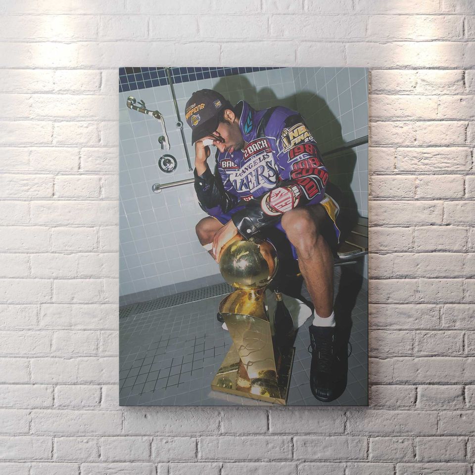 Kobe Bryant Poster  - Lakers Championship - Kobe Wall Art