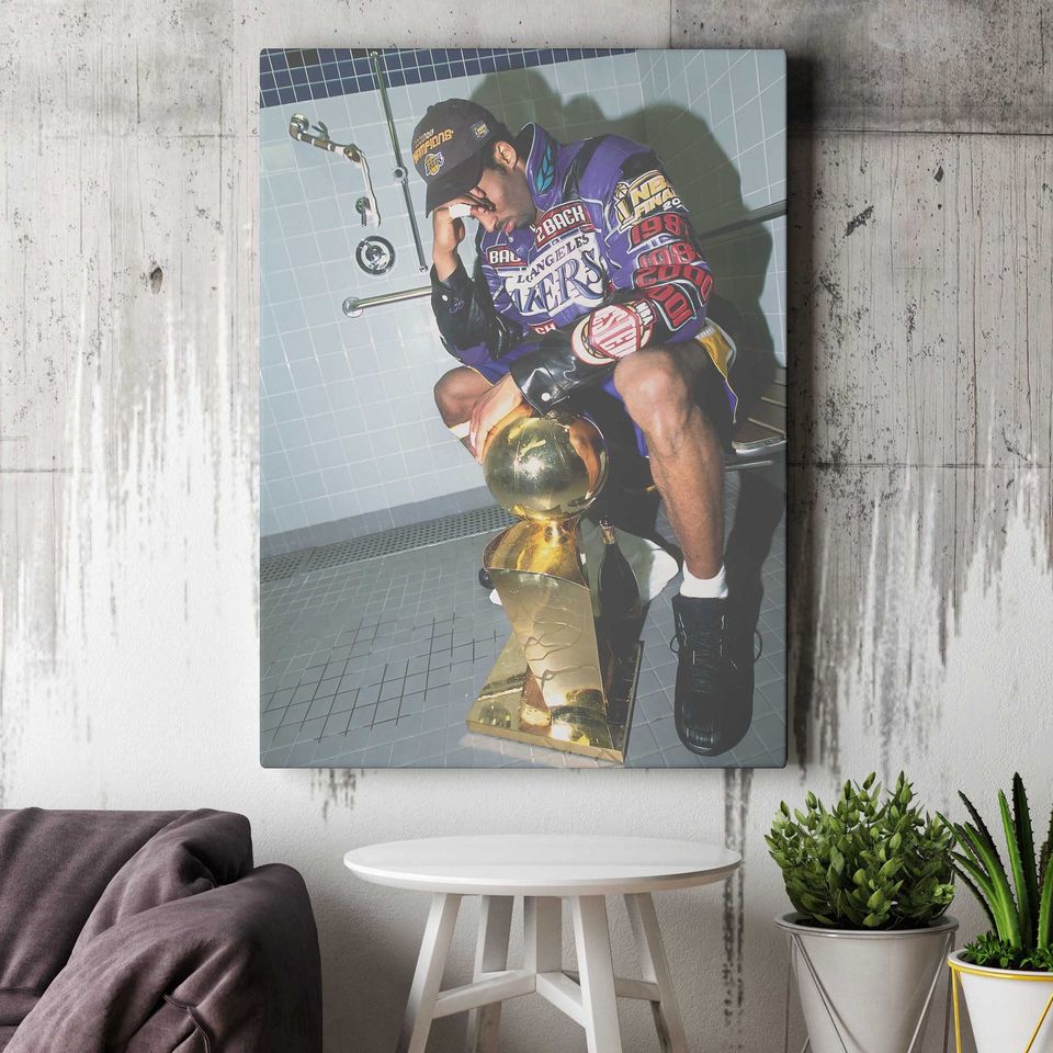 Kobe Bryant Poster  - Lakers Championship - Kobe Wall Art