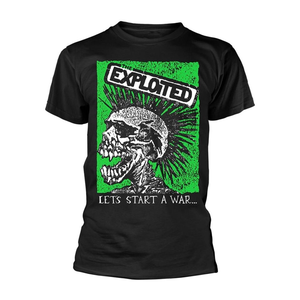 The Exploited Unisex T-shirt: Let's Start A War