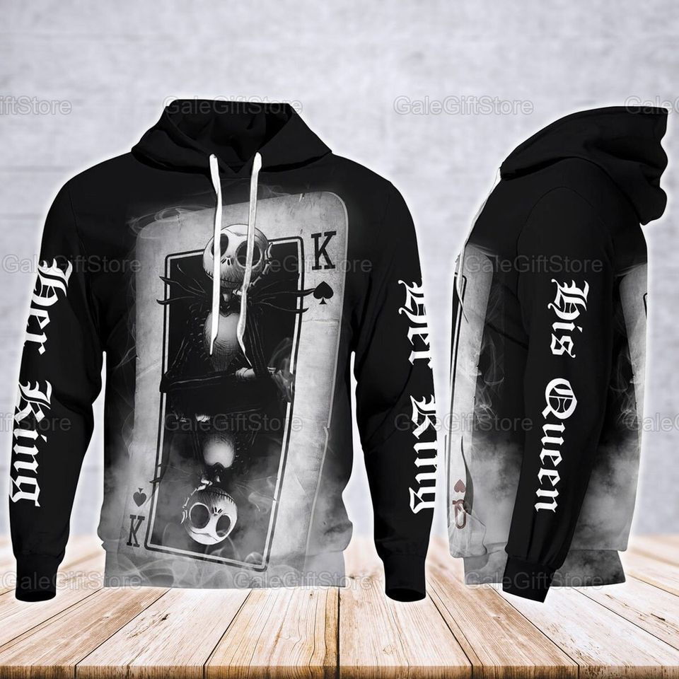 Jack Skellington And Sally Couple Hoodie