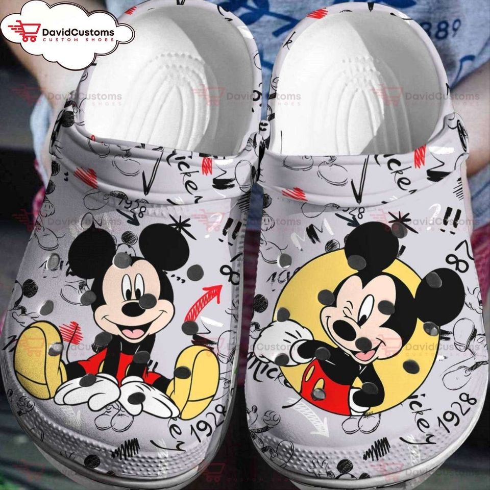 Disney Delight Mickey Mouse Clogs, Disney Clogs, Birthday Gift
