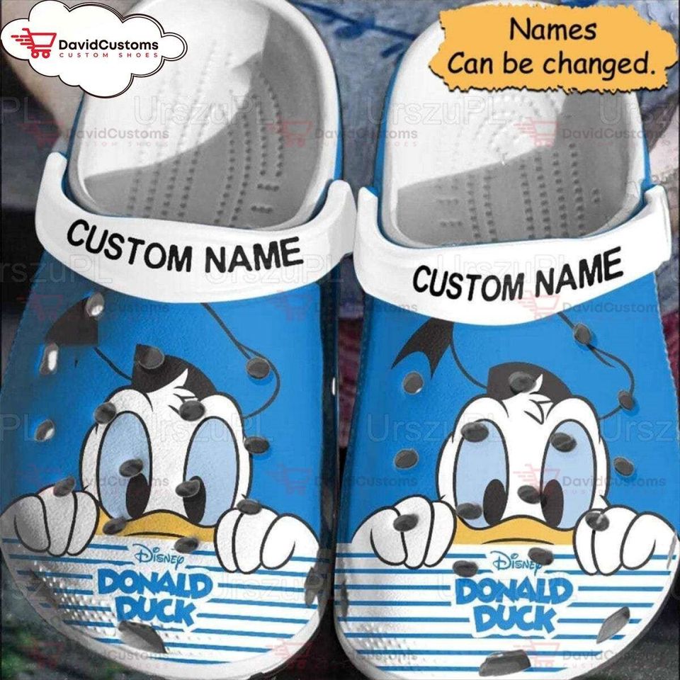 Donald Duck Cute Clogs, Disney Sandal Clogs