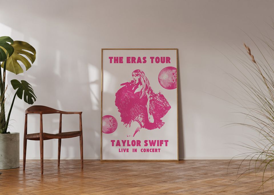 Eras Tour Poster Pink Disco