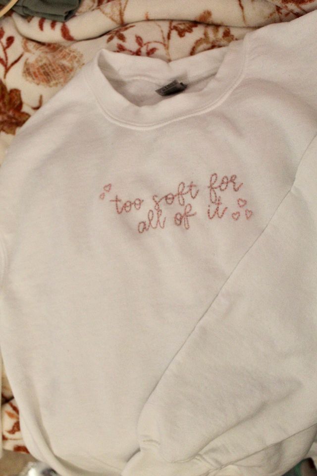 sweet nothing midnights embroidered sweatshirt!