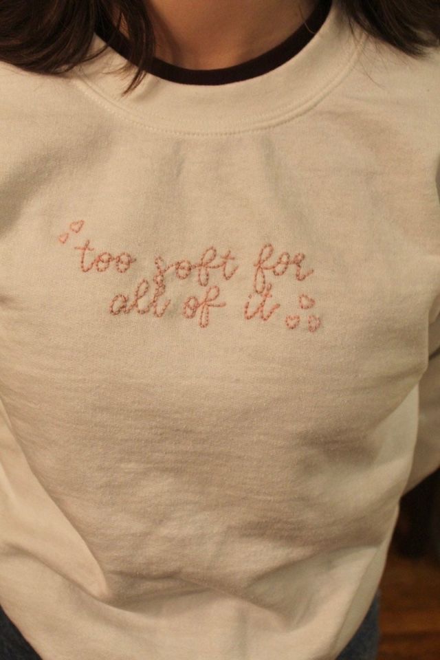 sweet nothing midnights embroidered sweatshirt!