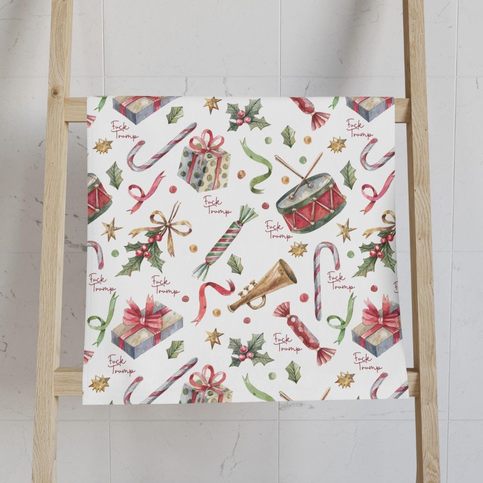 Christmas Hand Towel, Christmas Decor Kitchen Towel