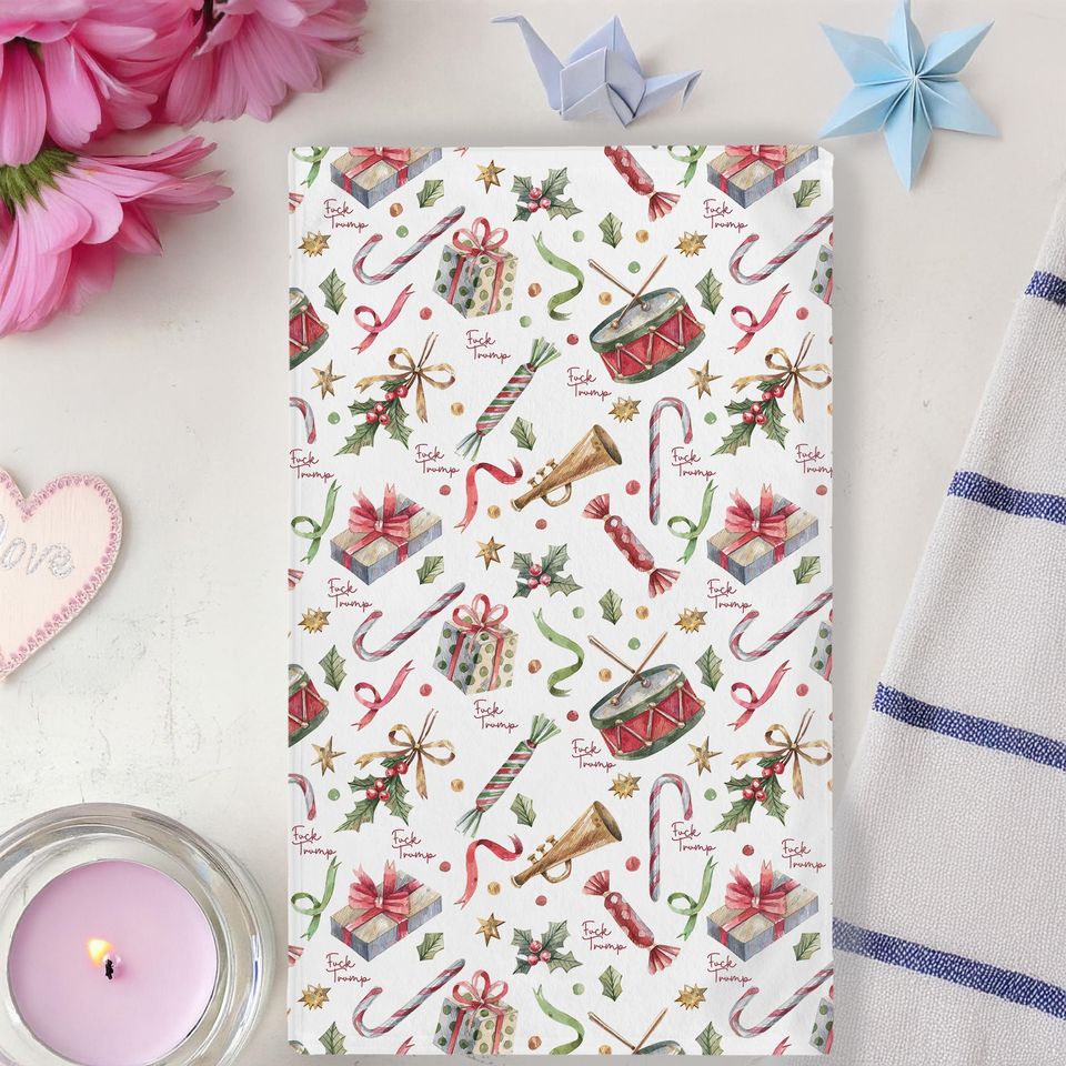 Christmas Hand Towel, Christmas Decor Kitchen Towel