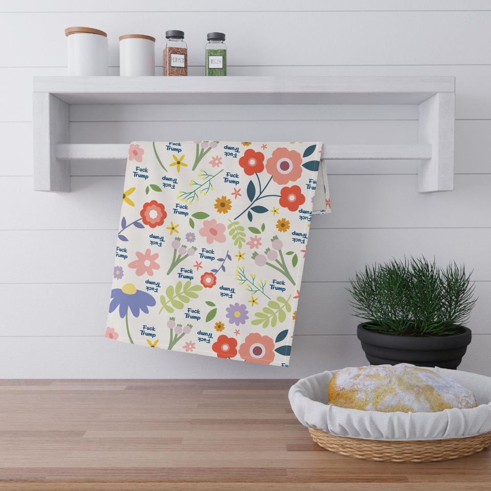 Hand Towel, Floral Kitchen Towel, Bathroom Towel Set