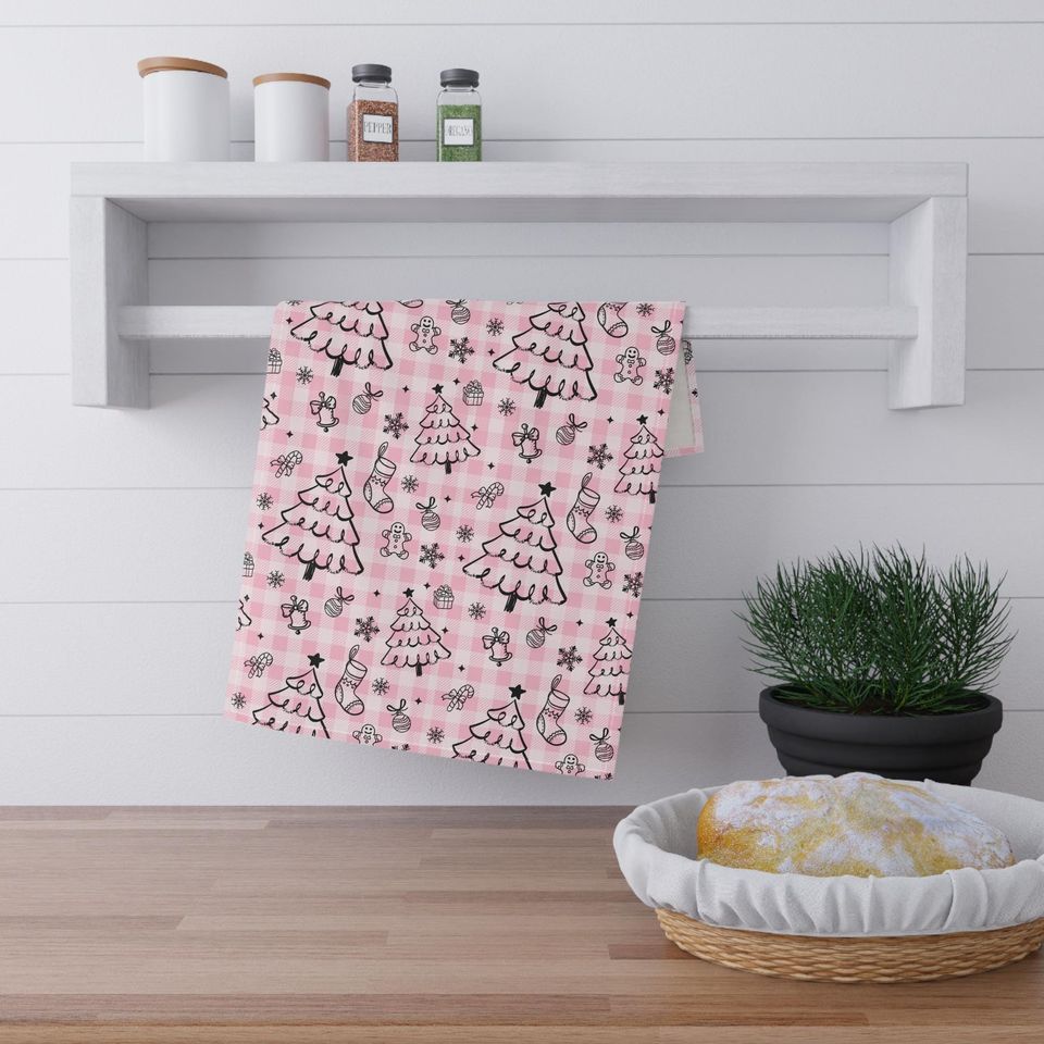 Xmas Light Hand Towel, Christmas Tree Lights Kitchen Towel, Tea Towel,Bathroom Towel Set