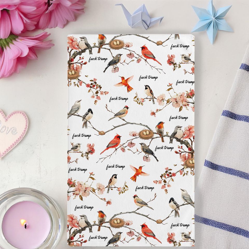 Hand Towel, Chinoiserie French Kitchen Towel, Bathroom Towel Set