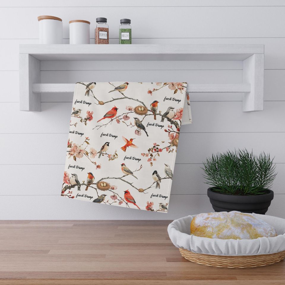 Hand Towel, Chinoiserie French Kitchen Towel, Bathroom Towel Set