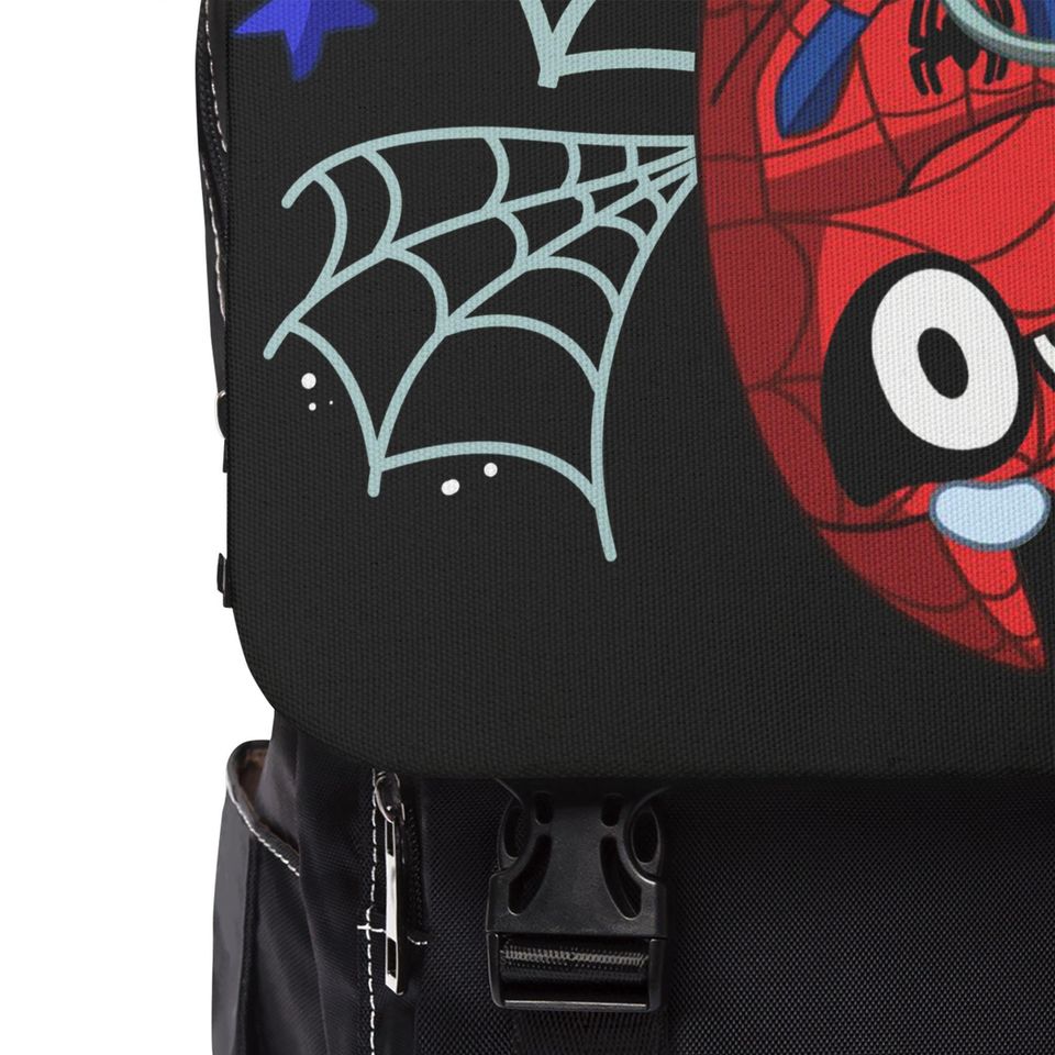 BlueyDad Dressed as Spiderman Unisex Casual Shoulder Backpack