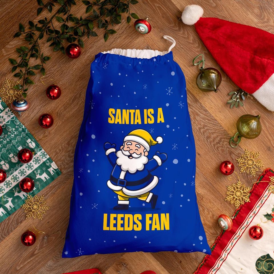 Santa is a Leeds Fan - Santa Sack