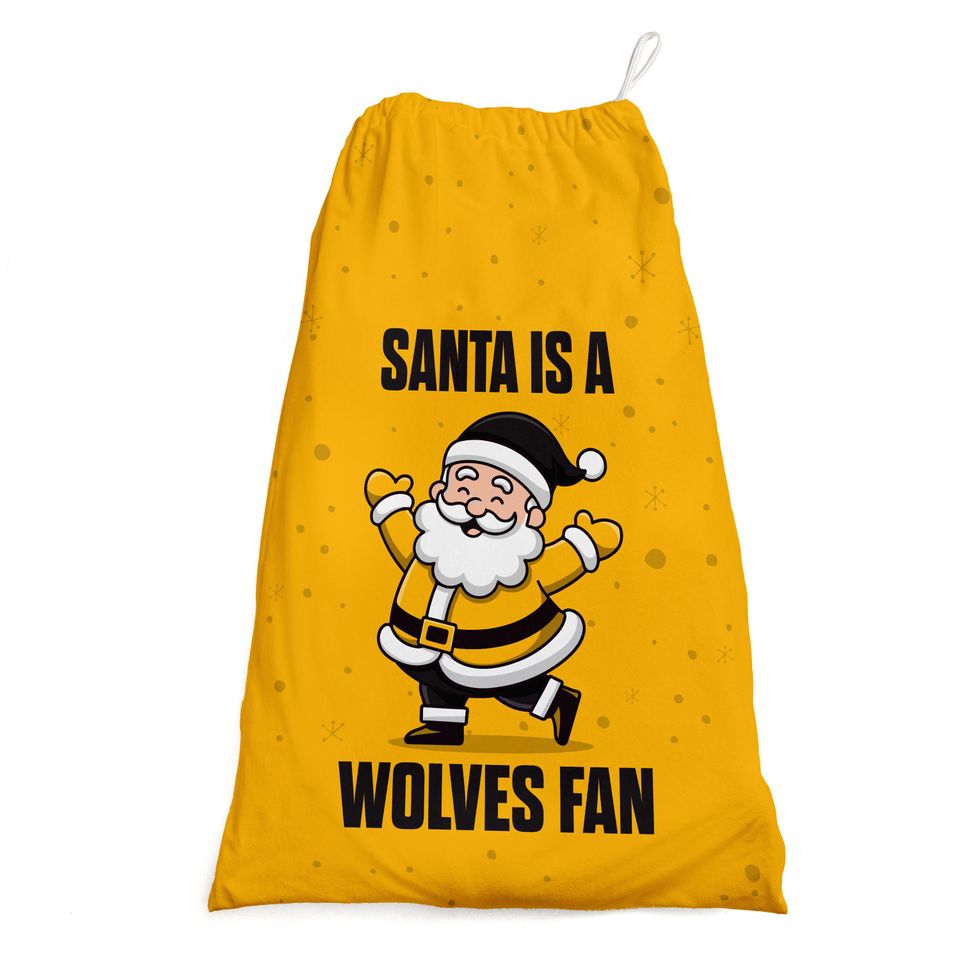 Santa is a Wolverhampton Fan - Santa Sack