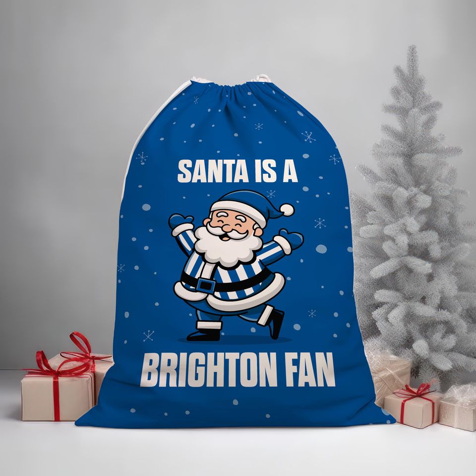 Santa is a Brighton Fan - Santa Sack