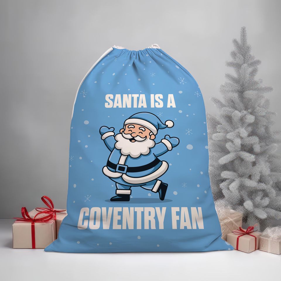 Santa is a Coventry Fan - Santa Sack
