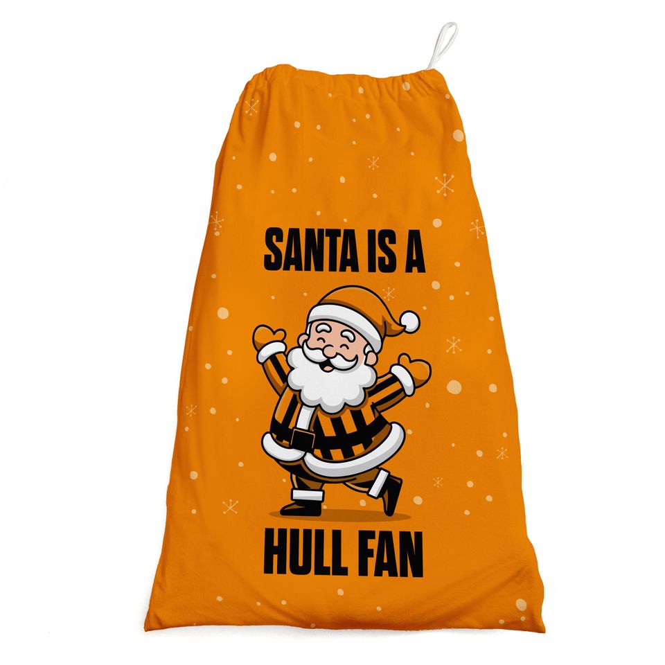 Santa is a Hull Fan - Santa Sack