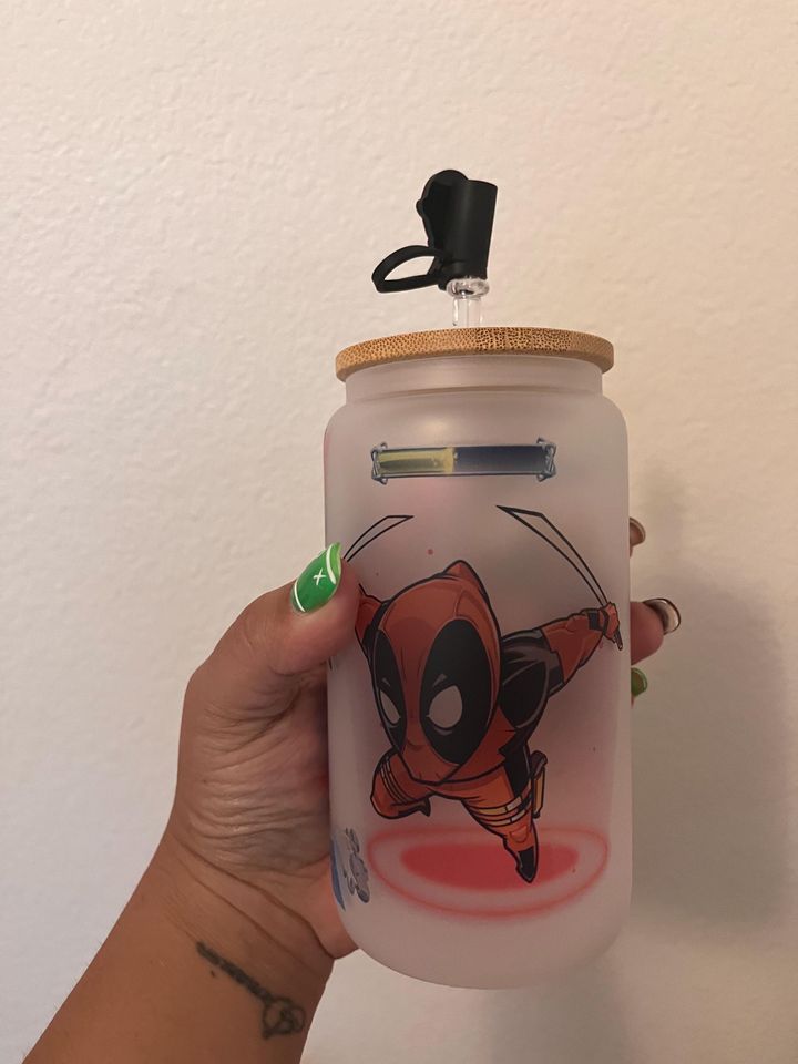 Deadpool and Wolverine Frosted Tumblers