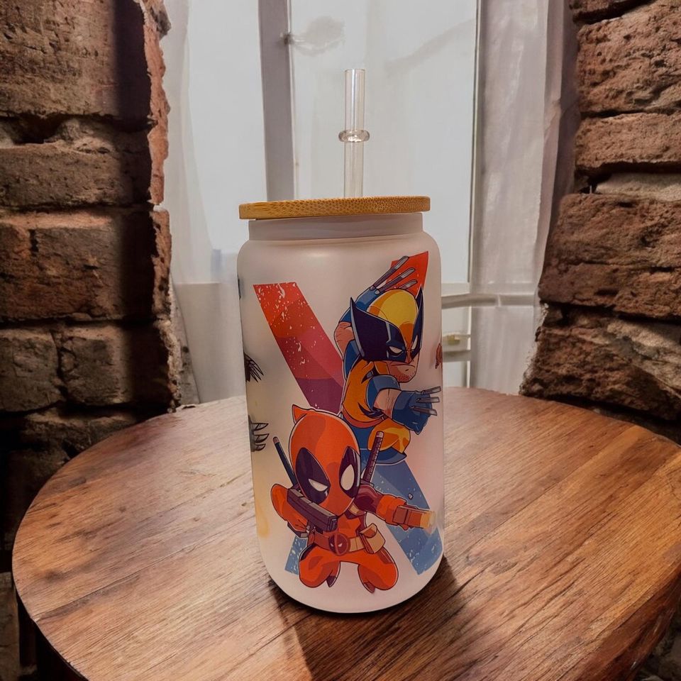 Deadpool and Wolverine Frosted Tumblers