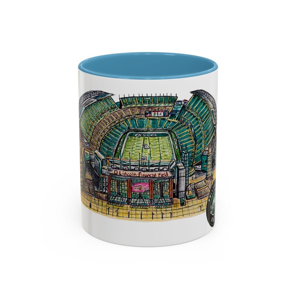 Philadelphia Eagles Coffee Mug, football Football Team Fan Gift, Eagles Ceramic Mug, Sports Fan Drinkware, Game Day Mug, Football Gift