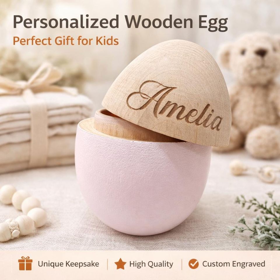 Custom Easter Egg - First Easter Gift, Baby Keepsake