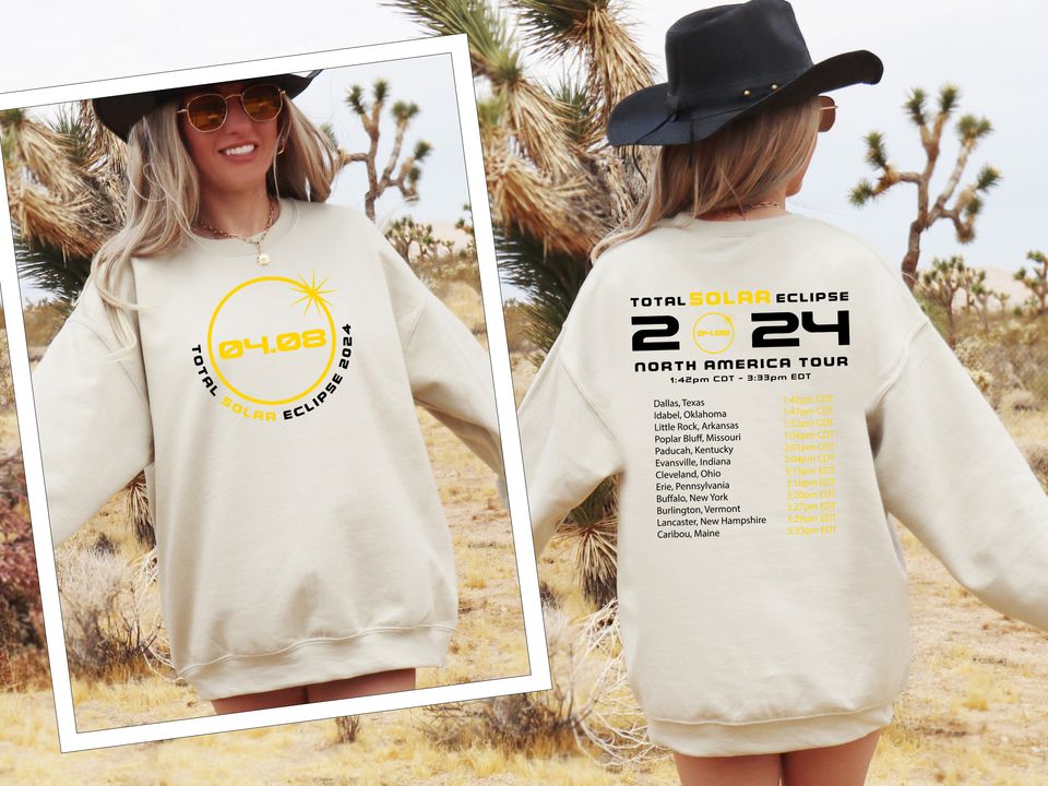 Total Solar Eclipse Tour 2024 Shirt, Eclipse Event 2024 Shirt